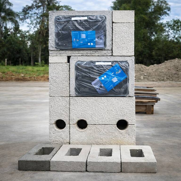 Pré-moldados em concreto leve - sistema construtivo Enville