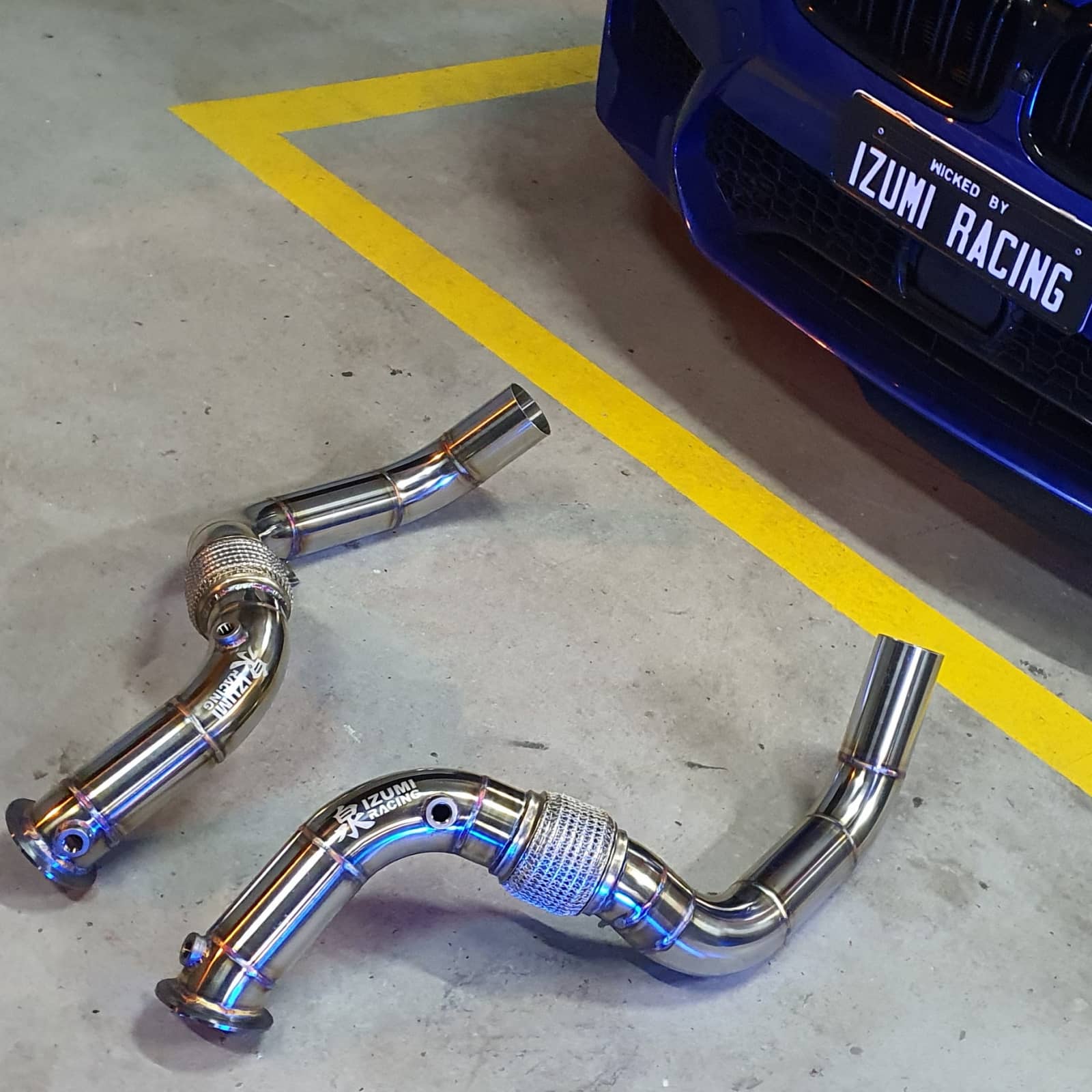 Downpipe BMW M5 F90 4.4 V8 biturbo S63tu4