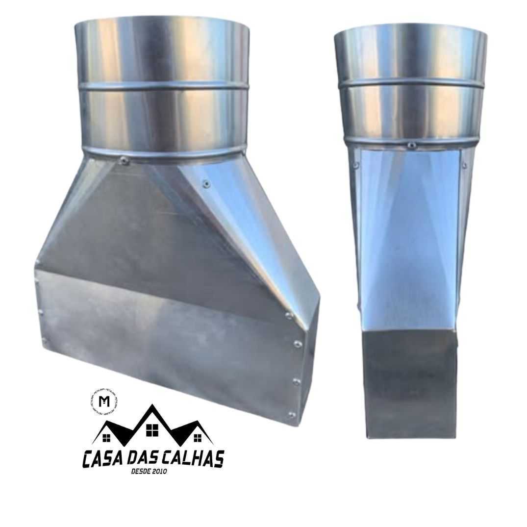 SAÍDA QUADRADA - REDONDA PARA EXAUSTORES