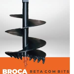 BROCA RETA COM BITS