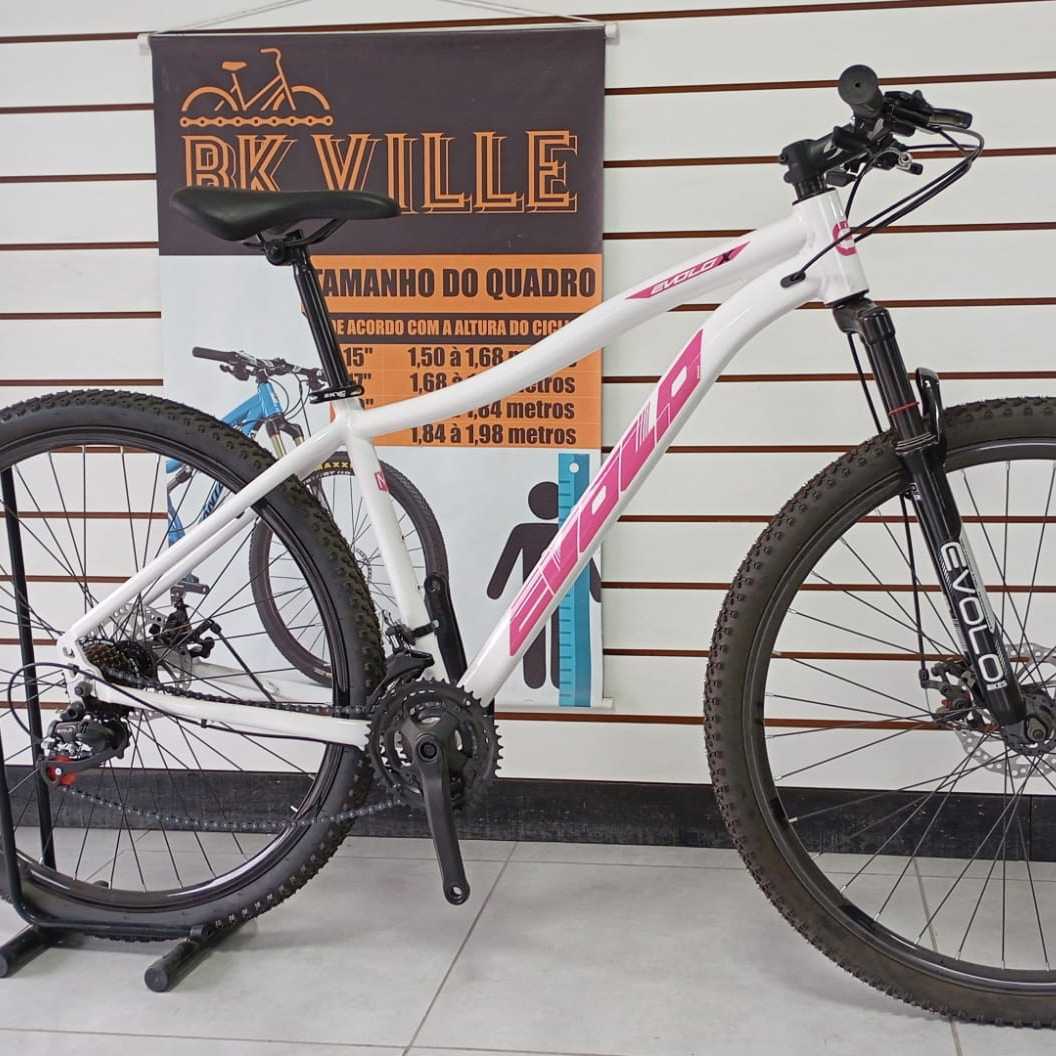 BICICLETA 29 ALUM 21V BRANCA EVOLO