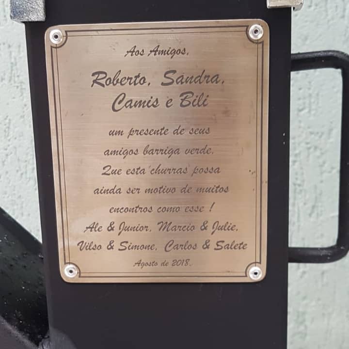 Placas de Homenagem