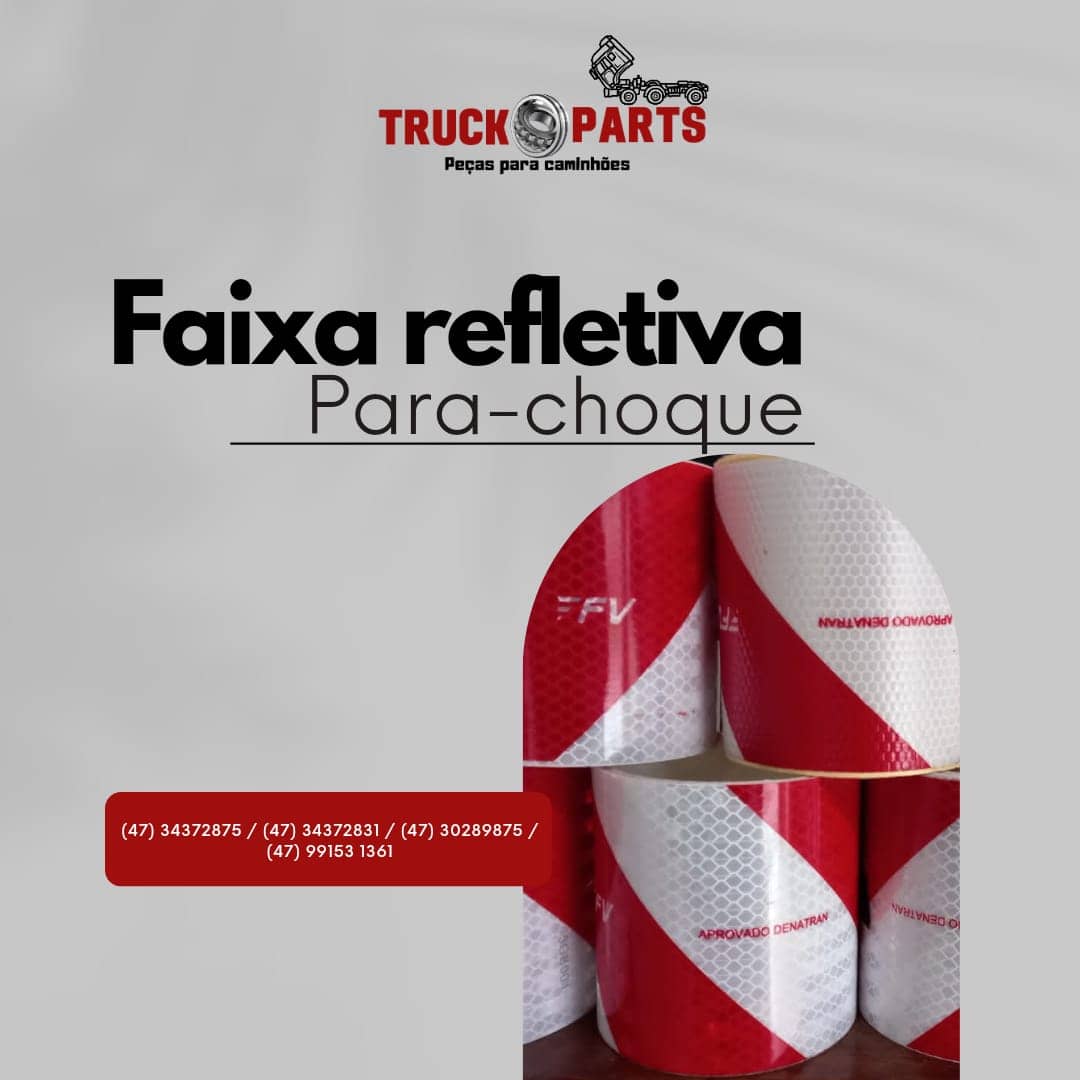 Faixa Refletiva Para-Choque