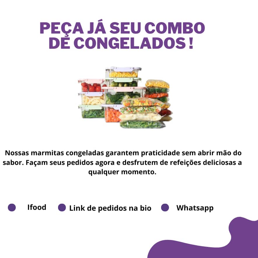 Peça Seu Combo de Congelados