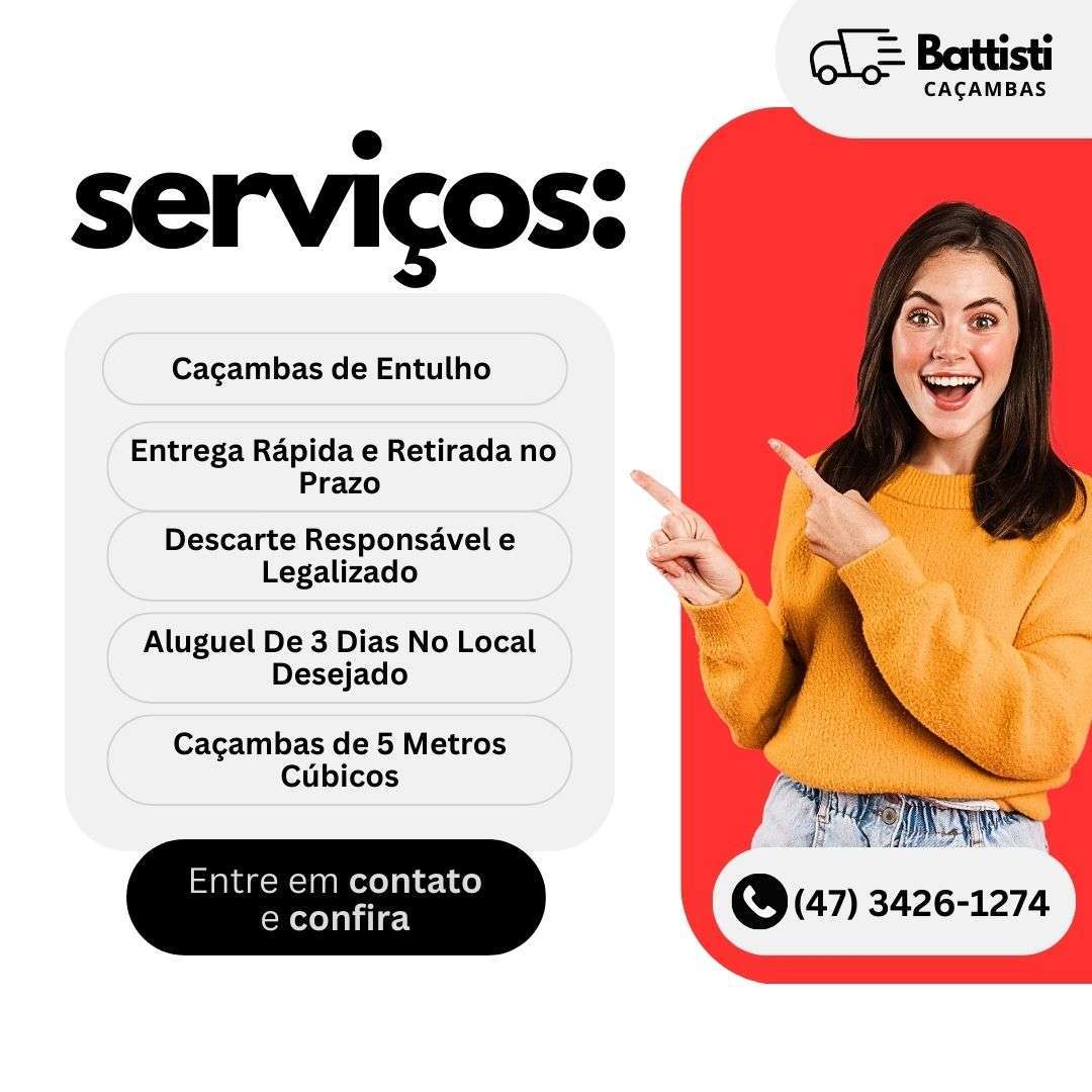 Caçambas Battisti - Locação de Caçambas Caçambas Battisti - Locação de Caçambas