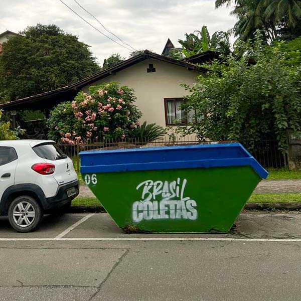 Caçamba para Poda de Árvores e Jardim