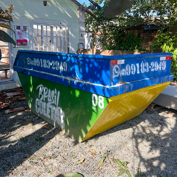 Atendimento em Araquari com caçambas Brasil Coletas