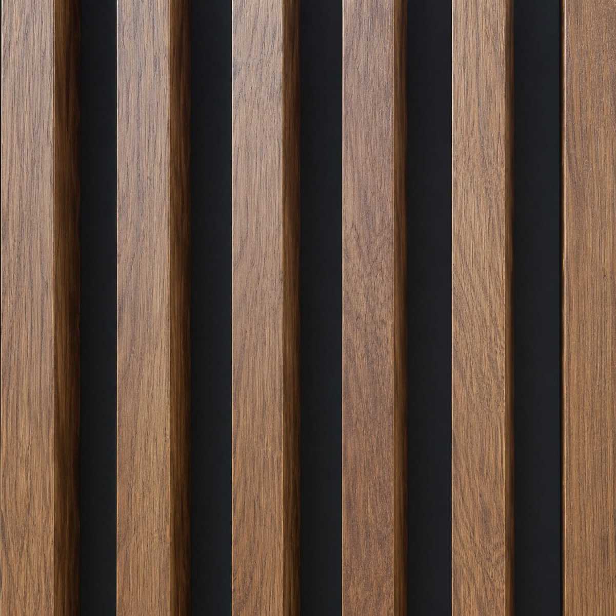 Ripado WPC Madeira Freijó Fundo Preto (2,90x0,16mX24mm) Ripado WPC Madeira Freijó Fundo Preto (2,90x0,16mX24mm)